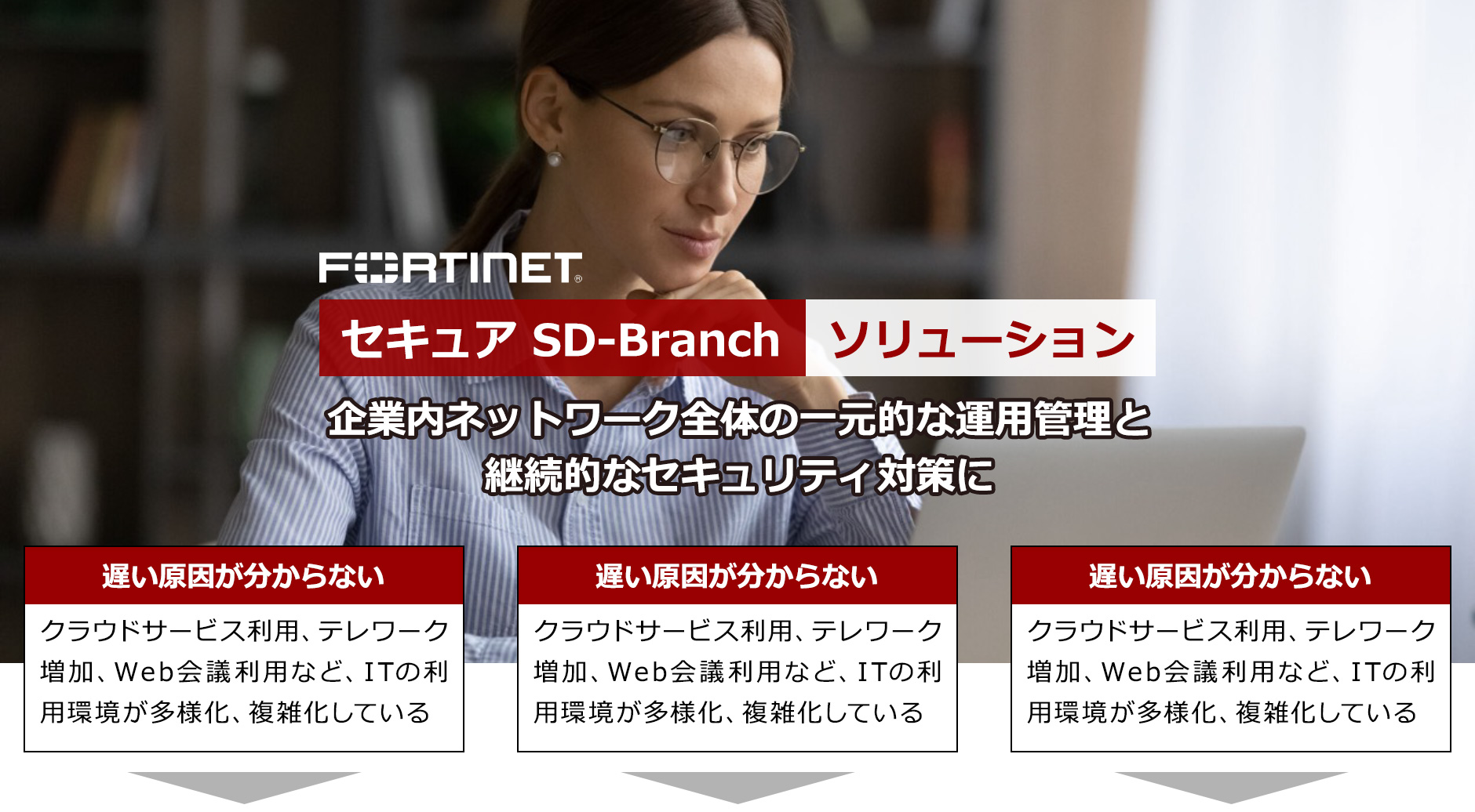 Fortinet セキュア SD-Branch キャンペーン FortiGate・FortiSwitch・FortiAPがおトクに購入できるキャンペーンを実施中！ 対象期間：2023年12月15日(金)までのご発注分 対象製品：FortiGate／FortiSwitch／FortiAP